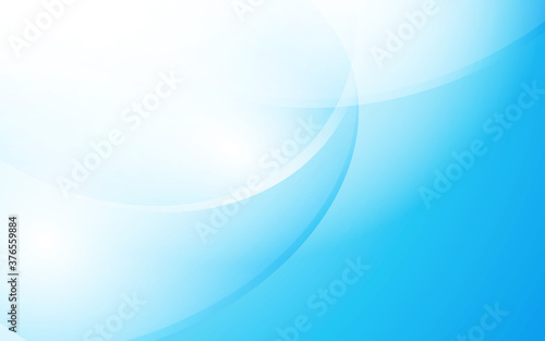 blue smooth bubble shape vector