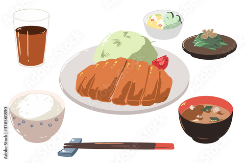 トンカツ定食(線無し)