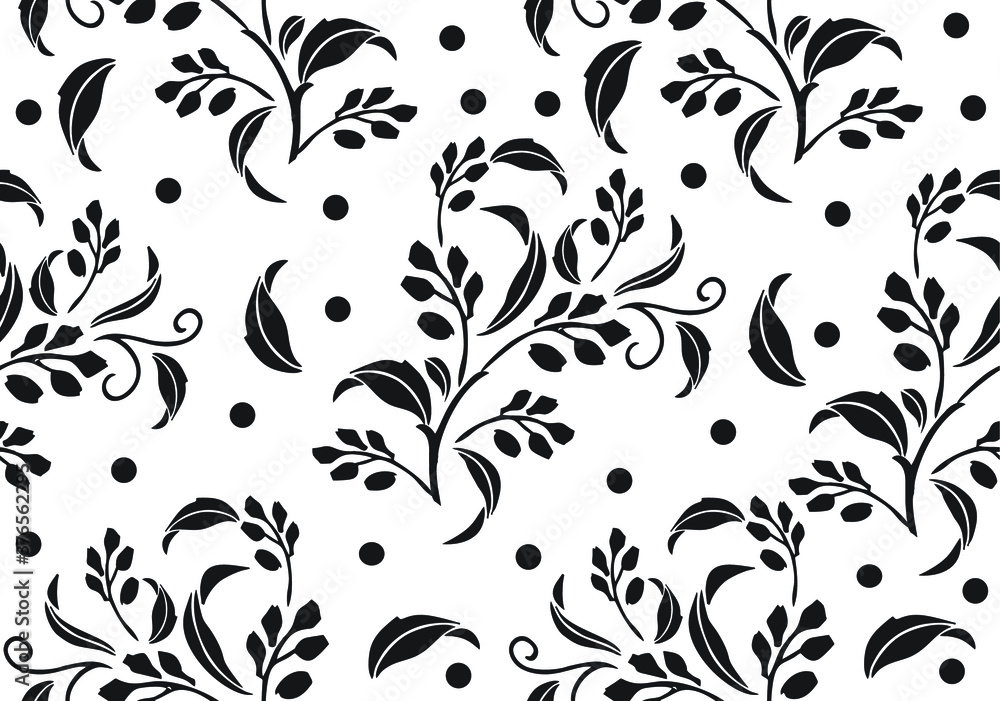 Indonesian batik motif with a very distinctive plant pattern, a nice and elegant background, for all purposes. vector. EPS10 Indonesian batik motif with a very distinctive plant pattern, a nice and elegant background, for all purposes. vector. EPS10