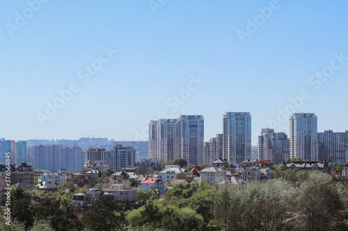 Cityscape of Kiev  Ukraine  in Summer