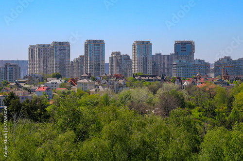 Cityscape of Kiev, Ukraine, in Summer