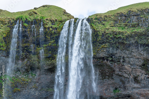 Beautiful waterfall in Iceland