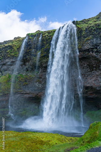 Beautiful waterfall in Iceland