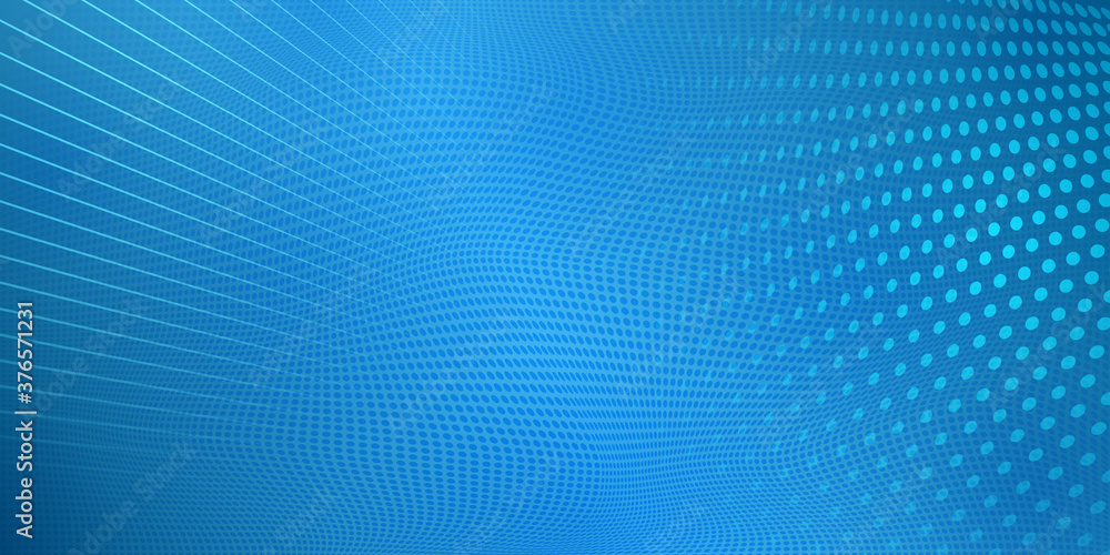 Abstract halftone background made of dots and lines in blue colors Abstract halftone background made of dots and lines in blue colors