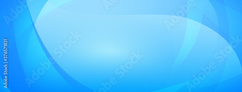 Abstract halftone background of small dots and wavy lines in light blue colors