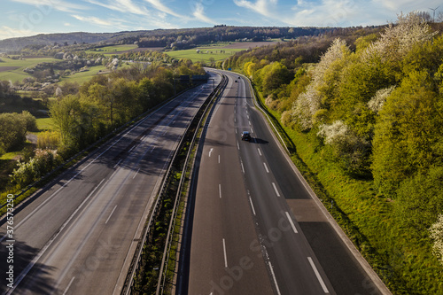 Autobahn landscape