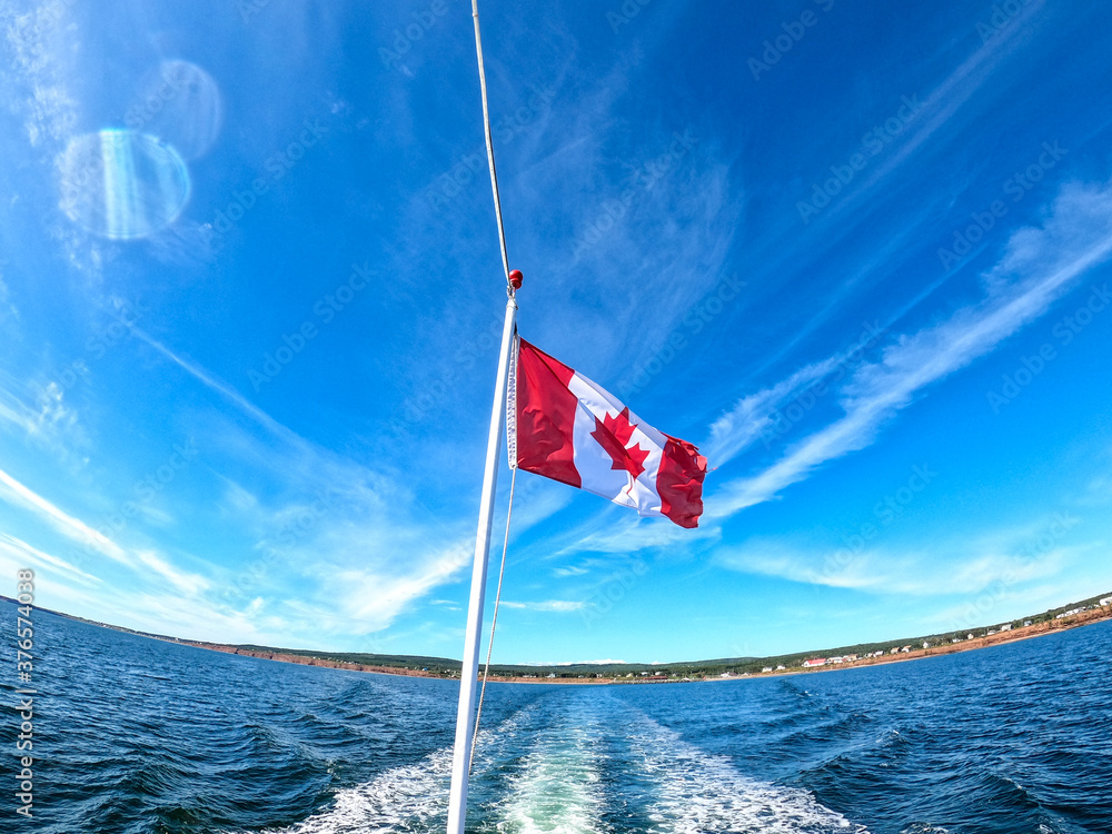 Fototapeta premium Le drapeau de canada