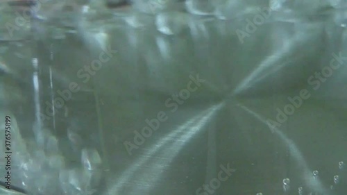 boiled water