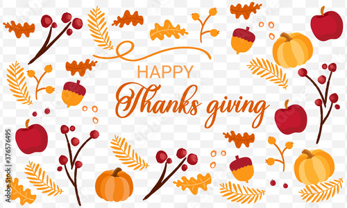 autumn leaves background for thanks giving graphic  design