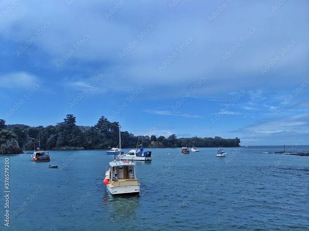 Fototapeta premium Boats on a sunny day