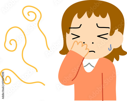 Woman troubled in stinking smell