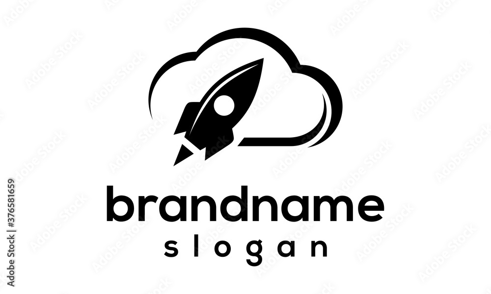 Modern rocket logo design vector EPS 10 Modern rocket logo design vector EPS 10