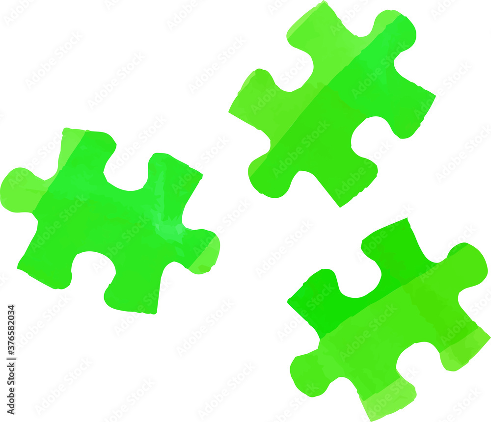 Cute Watercolor Puzzle Cute Watercolor Puzzle