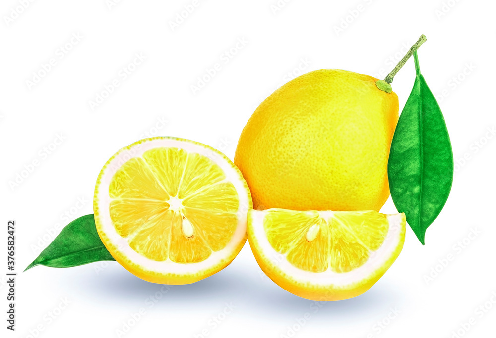 Lemon isolated on white background Lemon isolated on white background