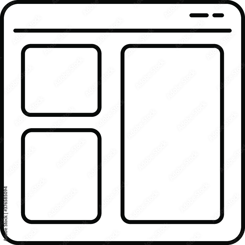 Website icon layout webpage landingpage icon Website icon layout webpage landingpage icon