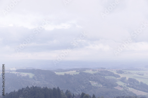 View from Kirchschlag near Linz into the distance