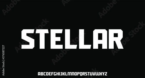 modern futuristic typeset display font
