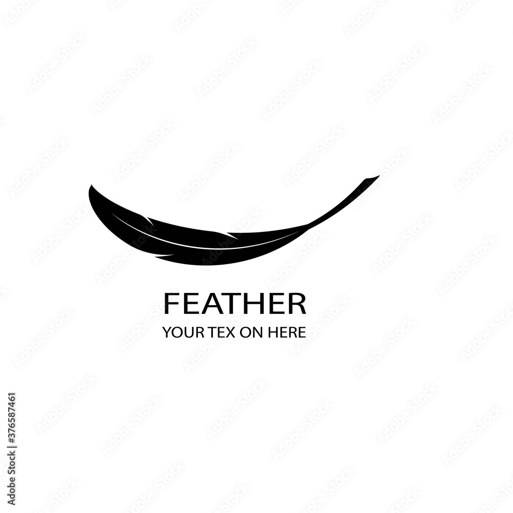 Obraz premium feather logo
