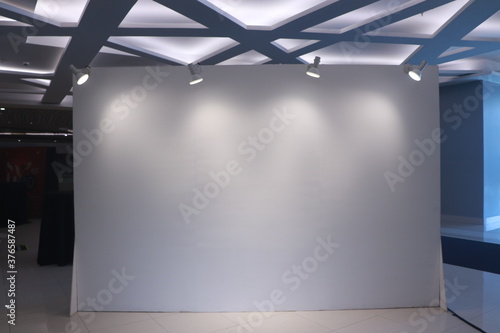 white stage spotlights that decorate the room. industrial about lighting machine brighten concept at dark map 
