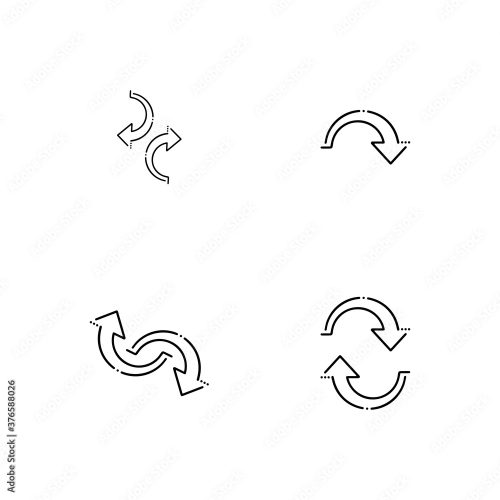 Arrow vector illustration icon Arrow vector illustration icon