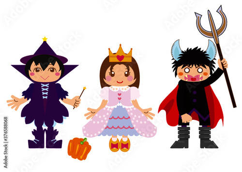 仮装してハロウィンパーティ