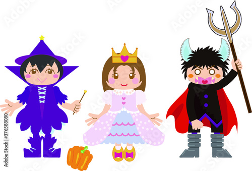 仮装してハロウィンパーティ