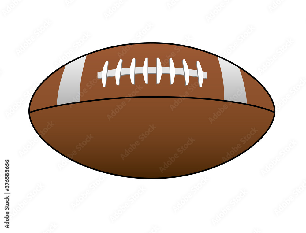 The ball for American football The ball for American football