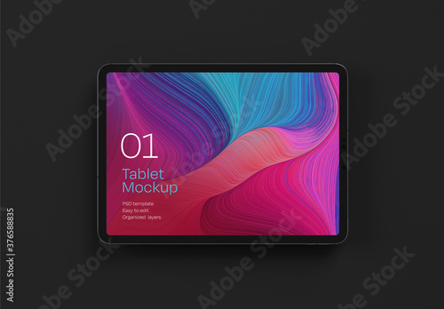 Tablet Mockup for App and Responsive Web Design