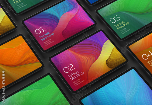 Tablet Mockup for App and Responsive Web Design