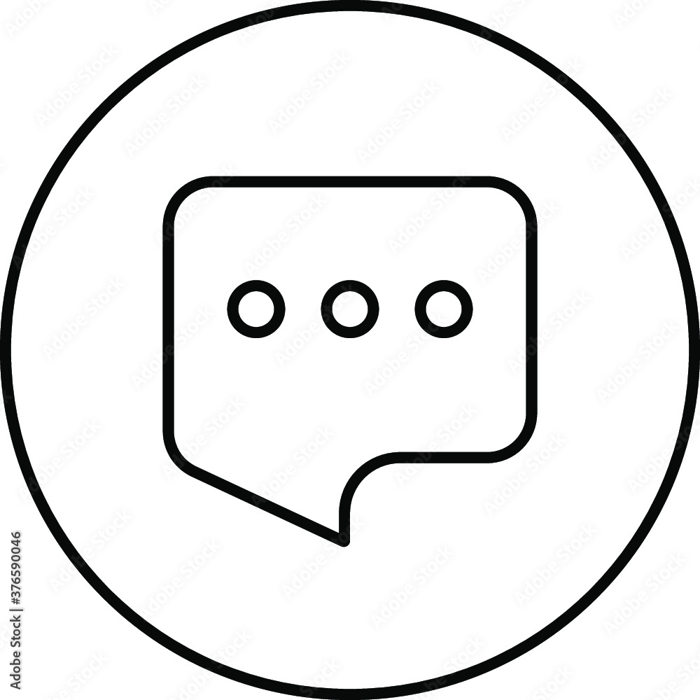 Chat dialogue message icon Chat dialogue message icon