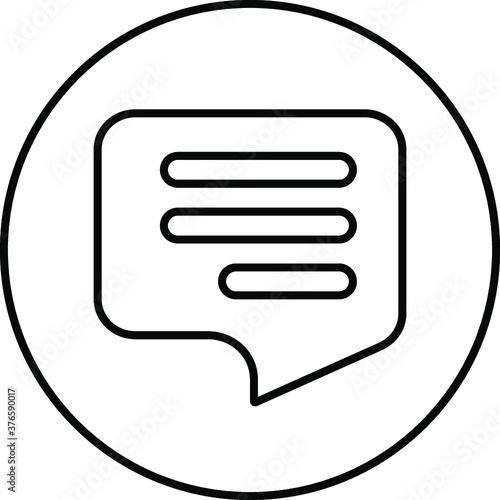 Chat dialogue message icon