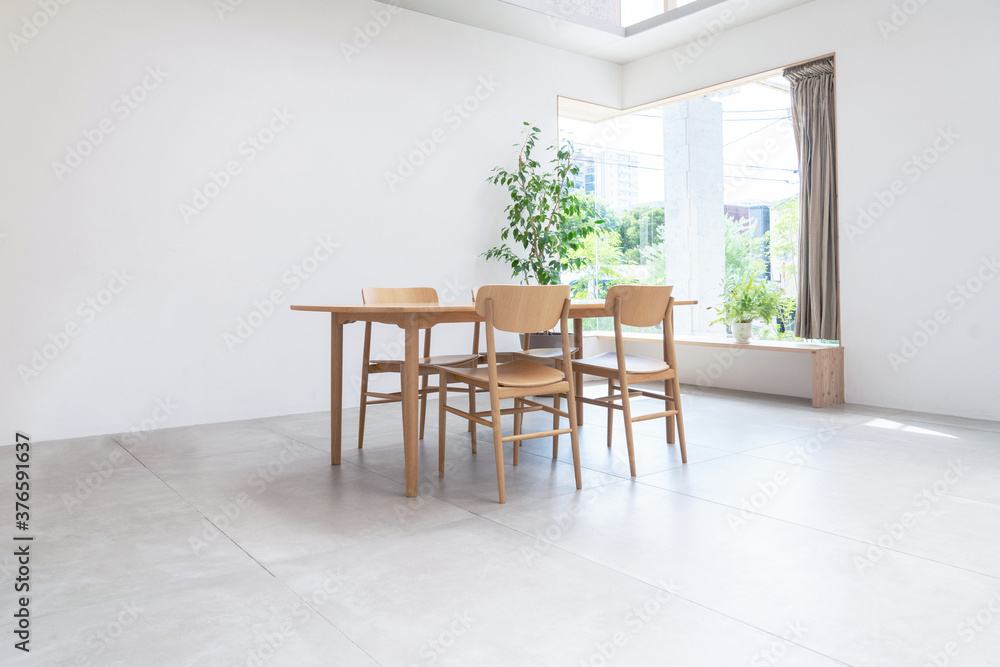 Fototapeta premium リビングルーム ダイニング 住宅イメージ