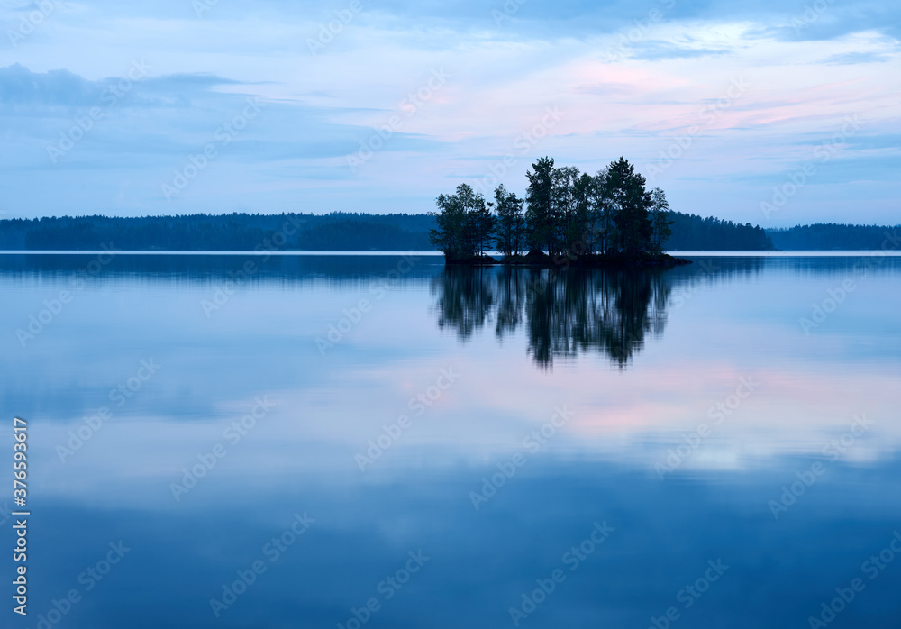 Fototapeta premium Small island in the evening