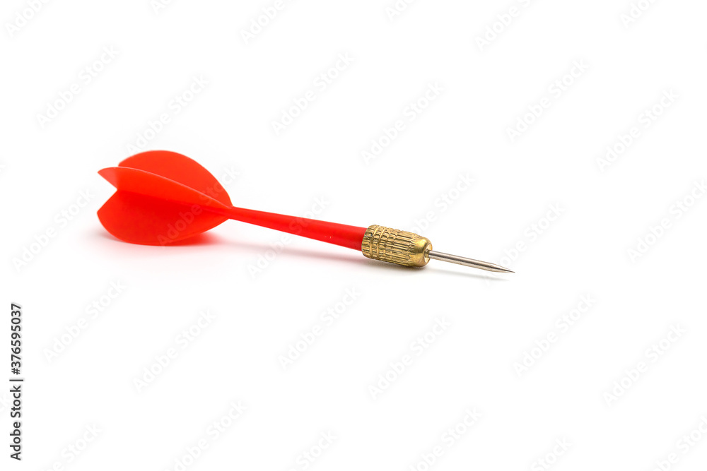 Red darts isolated on white background Red darts isolated on white background