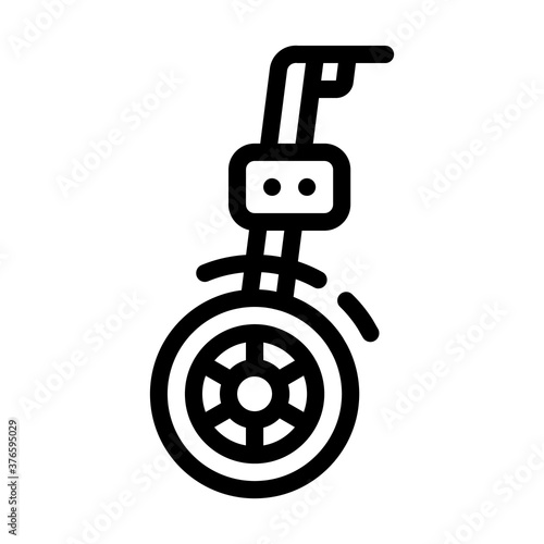 curvimeter measuring equipment line icon vector illustration