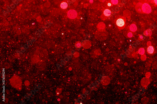 Beautiful red glitter vintage lights