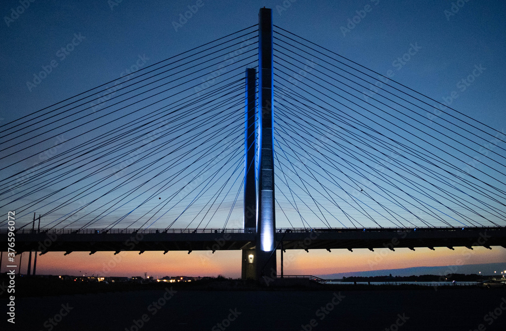 bridge sunset sky architecture landscape indian river bridge sunset sky architecture landscape indian river