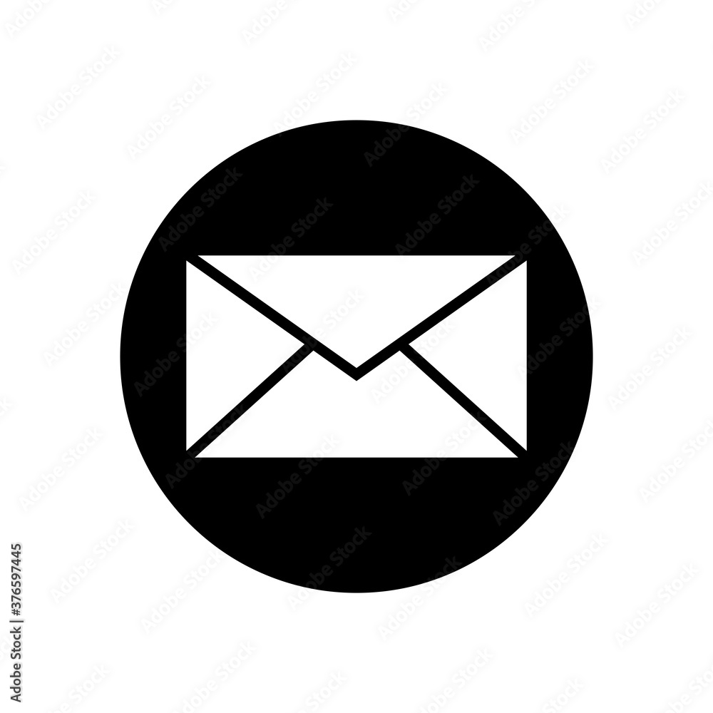 e-mail icon glyph style for your design e-mail icon glyph style for your design