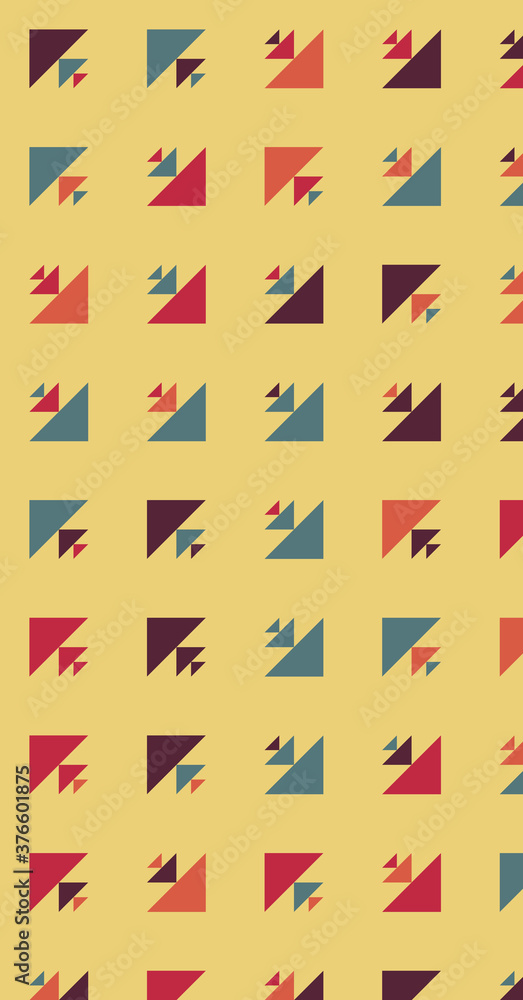 Fototapeta premium Abstract Color Halftone Dots generative art background illustration