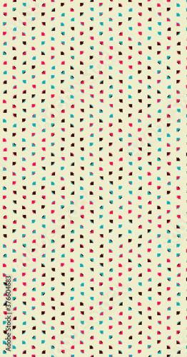 Abstract Color Halftone Dots generative art background illustration