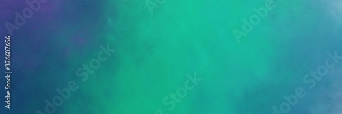 abstract colorful gradient background and light sea green, dark slate blue and teal blue colors. can be used as texture, background or banner