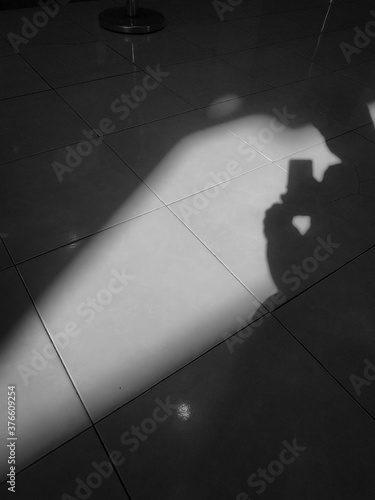shadow of a man