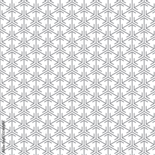 Gray Abstract geometric arrow pattern design. Vector illustration