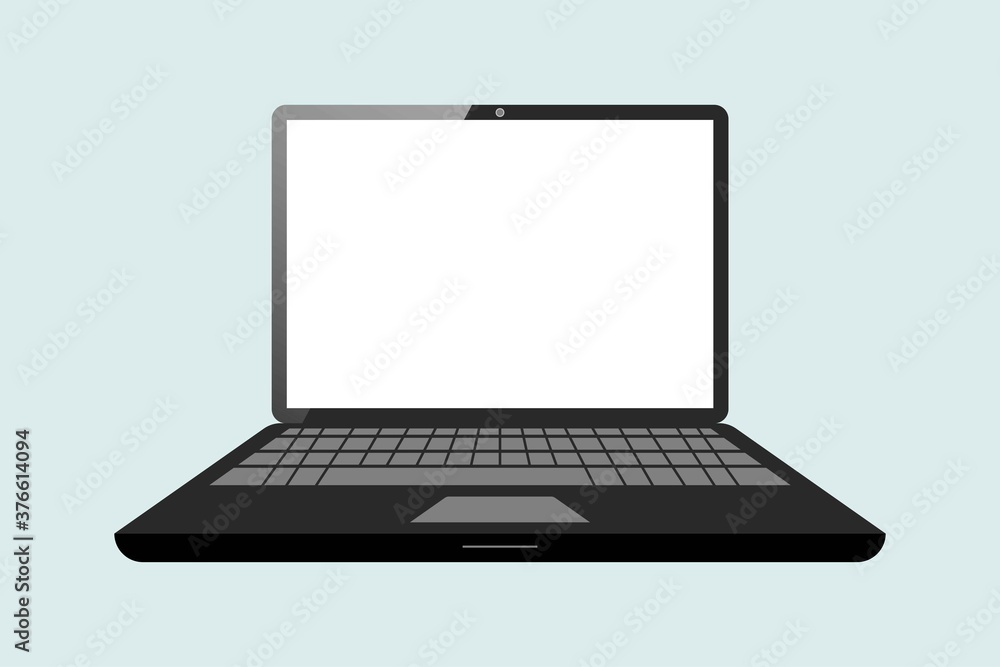 Laptop flat vector icon illustration Laptop flat vector icon illustration
