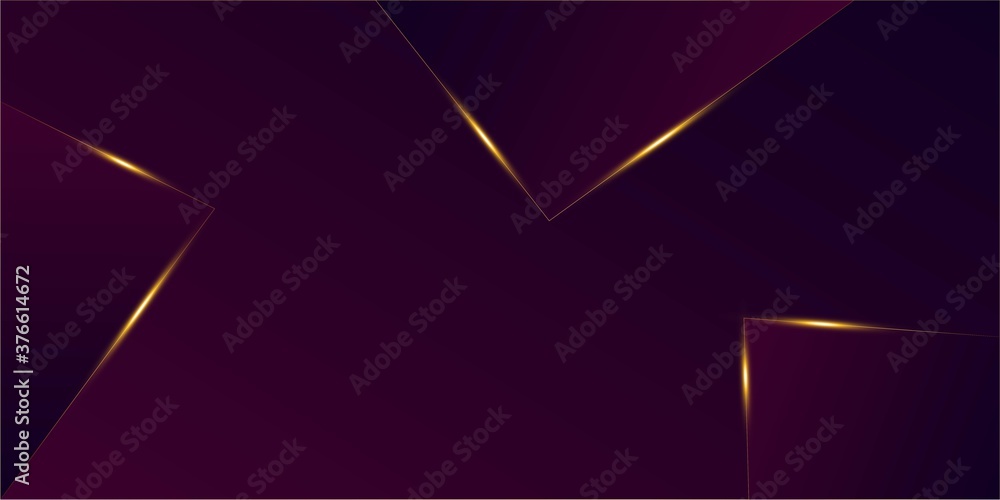 Royalty Purple And Gold Background 