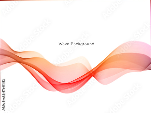 Colorful smoke wave design modern background © JupiterArts