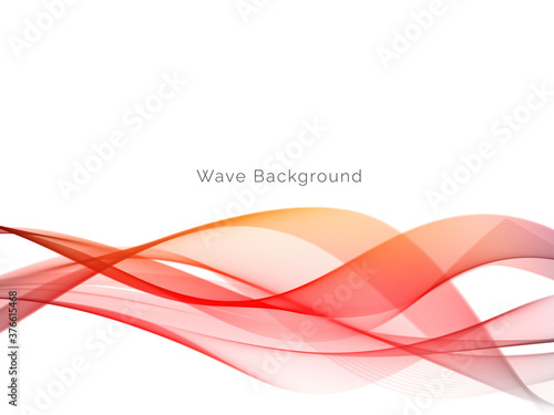 Colorful dynamic wave design stylish background © JupiterArts