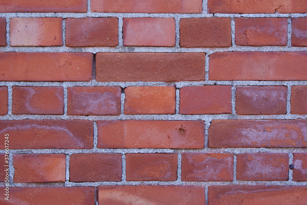 Obraz premium 時間の経過を感じさせるレンガの壁模様