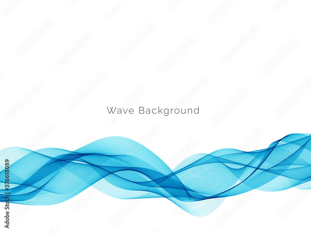 Blue wave design minimal motion background