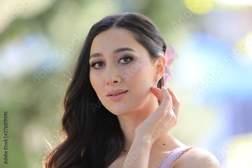 portrait of an uzbek girl